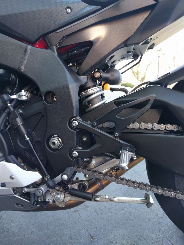 Evol Technology Rearsets Review Yamaha R1 Forum YZFR1 Forums
